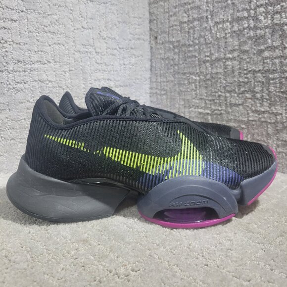 Nike Air Zoom SuperRep 2 Women's Size 9.5 Black Running Sneakers CU5925-010 - Picture 4 of 12